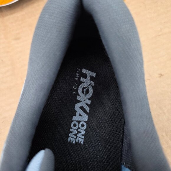 Hoka One One Men’s Bondi 7 Blue Fog Castlerock Sneakers Cushion Running Sz 12.5 - Picture 10 of 16